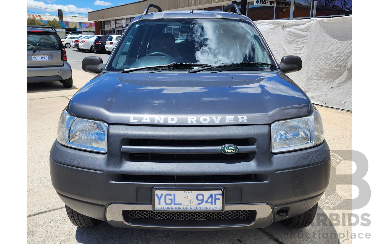 7/2002 Land Rover Freelander SE TD4 (4x4) 4d Wagon Grey 2.0L