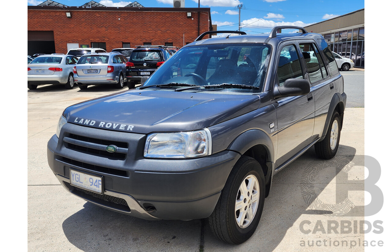7/2002 Land Rover Freelander SE TD4 (4x4) 4d Wagon Grey 2.0L