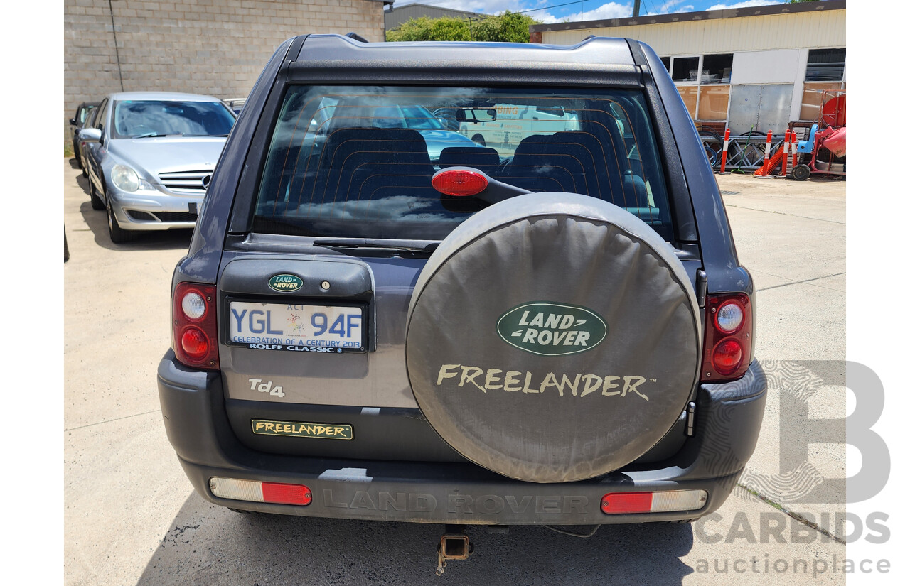 7/2002 Land Rover Freelander SE TD4 (4x4) 4d Wagon Grey 2.0L