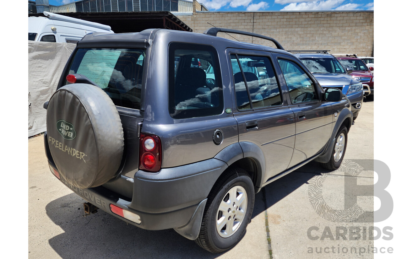 7/2002 Land Rover Freelander SE TD4 (4x4) 4d Wagon Grey 2.0L