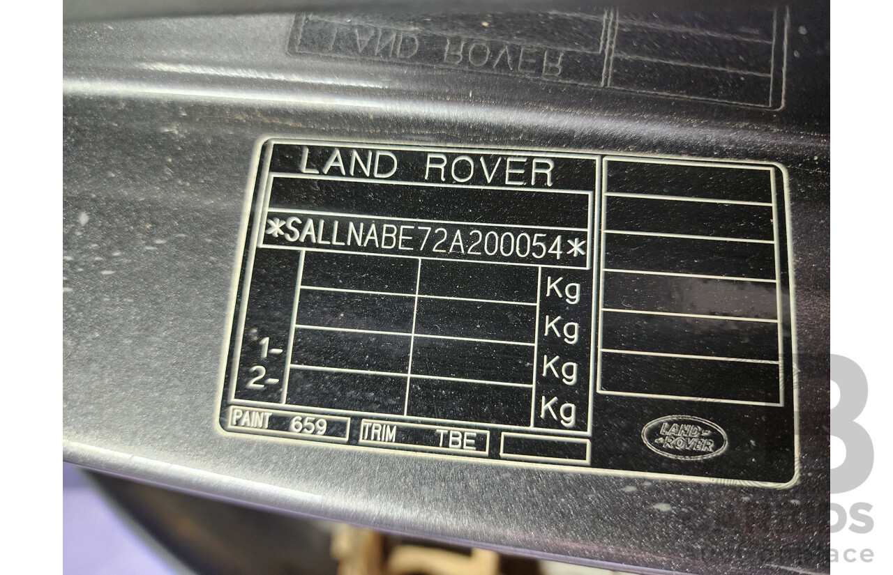 7/2002 Land Rover Freelander SE TD4 (4x4)  4d Wagon Grey 2.0L