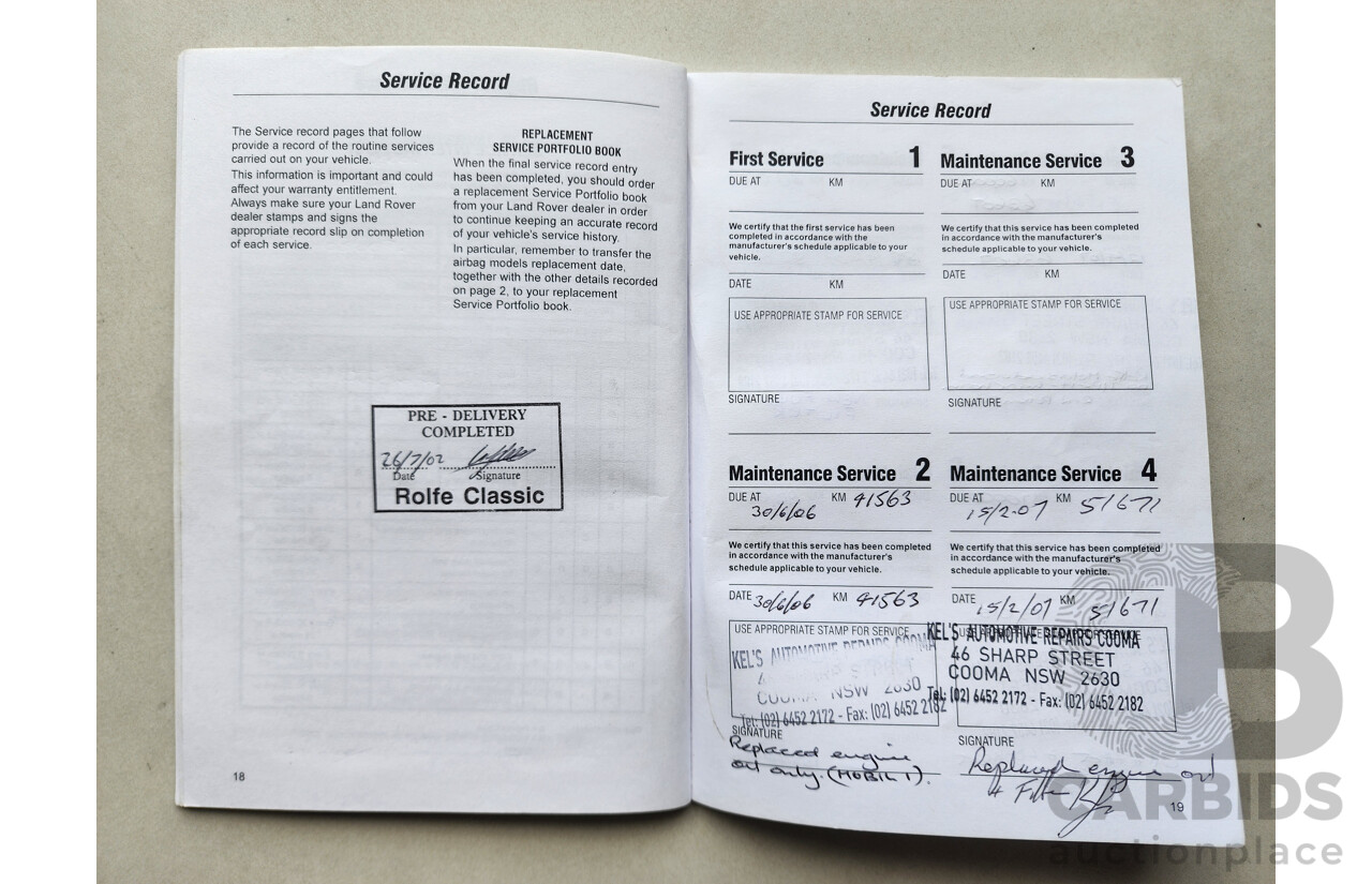 7/2002 Land Rover Freelander SE TD4 (4x4)  4d Wagon Grey 2.0L
