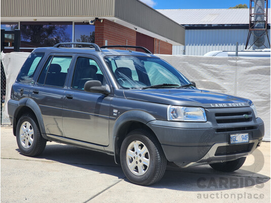 7/2002 Land Rover Freelander SE TD4 (4x4)  4d Wagon Grey 2.0L