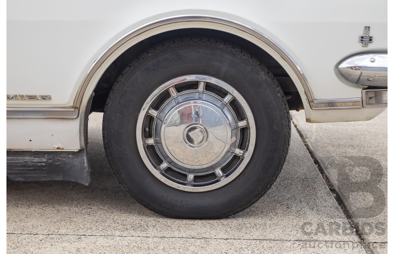 01/1968 Holden HK Premier 4d Sedan Grecian White 186S 3.0L - Matching Numbers Survivor Car