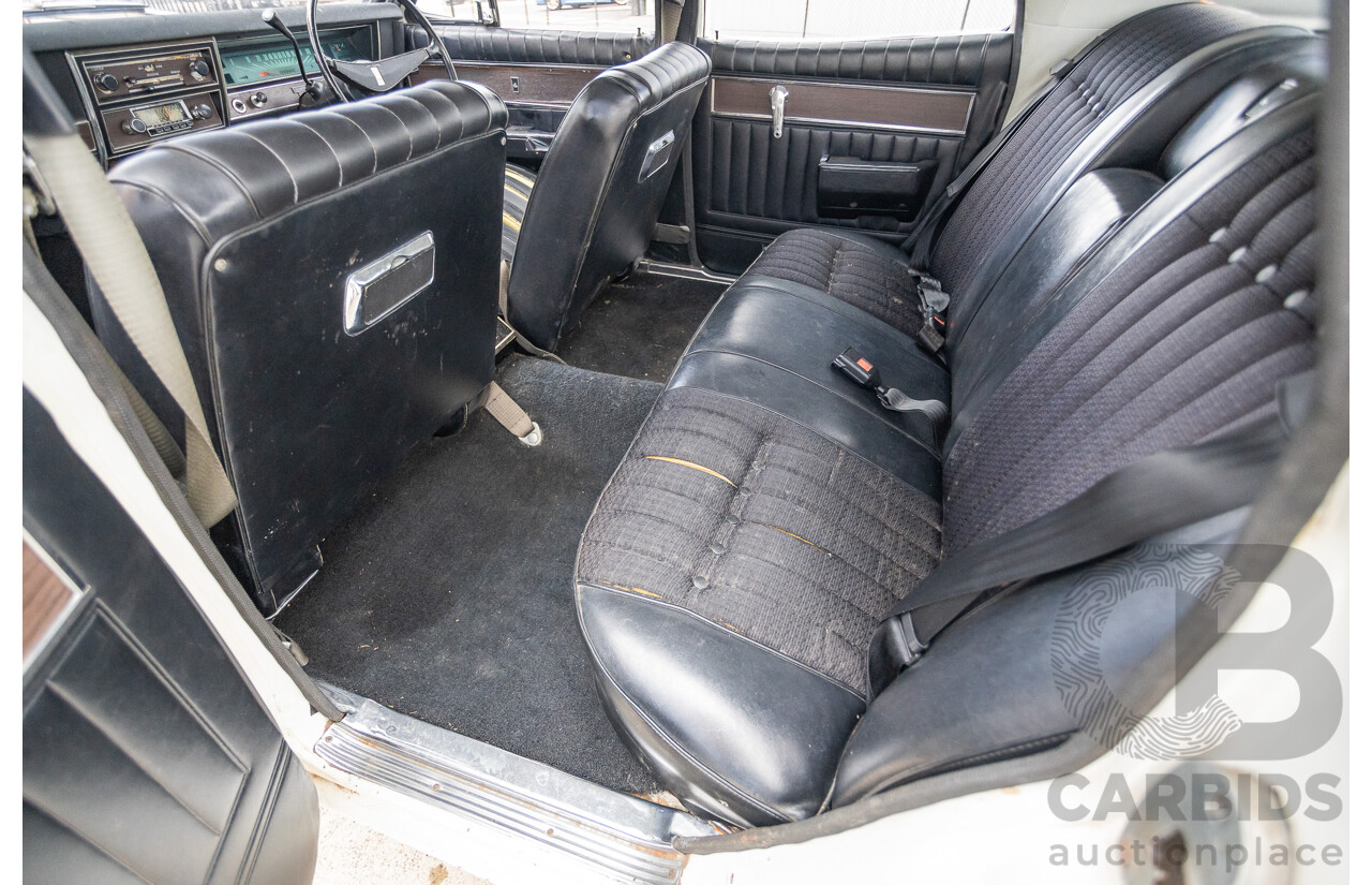 01/1968 Holden HK Premier 4d Sedan Grecian White 186S 3.0L - Matching Numbers Survivor Car