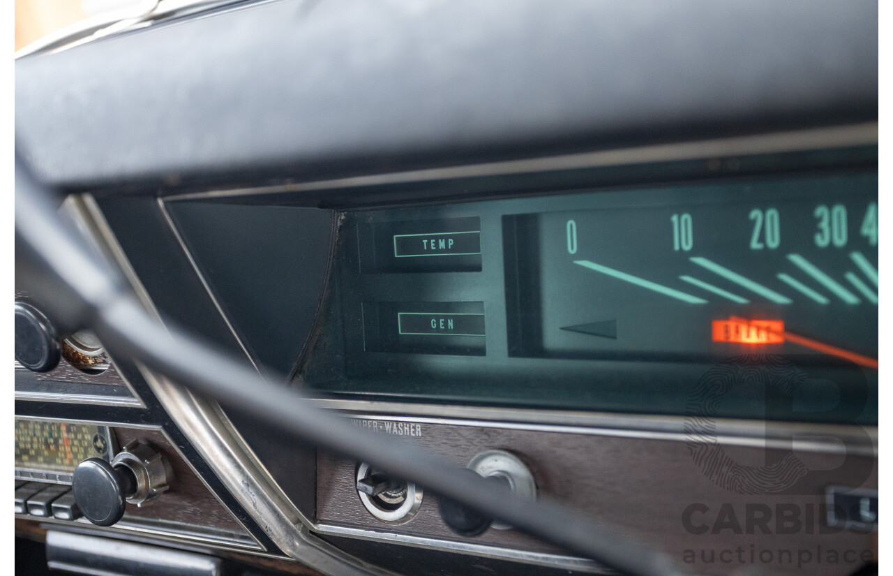 01/1968 Holden HK Premier 4d Sedan Grecian White 186S 3.0L - Matching Numbers Survivor Car