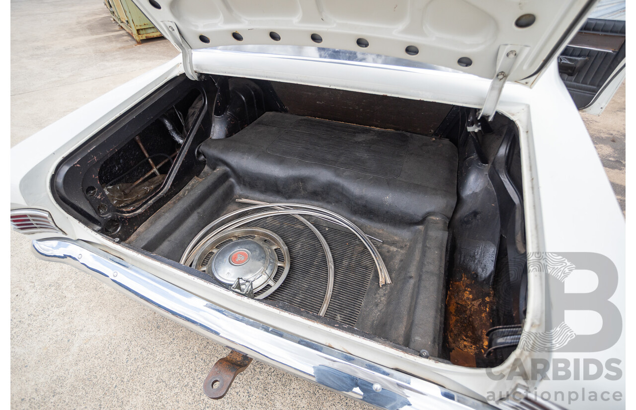 01/1968 Holden HK Premier 4d Sedan Grecian White 186S 3.0L - Matching Numbers Survivor Car