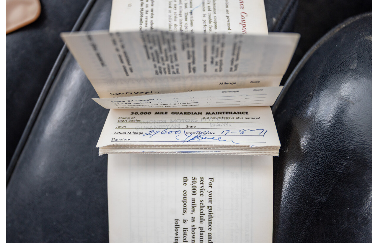 01/1968 Holden HK Premier 4d Sedan Grecian White 186S 3.0L - Matching Numbers Survivor Car