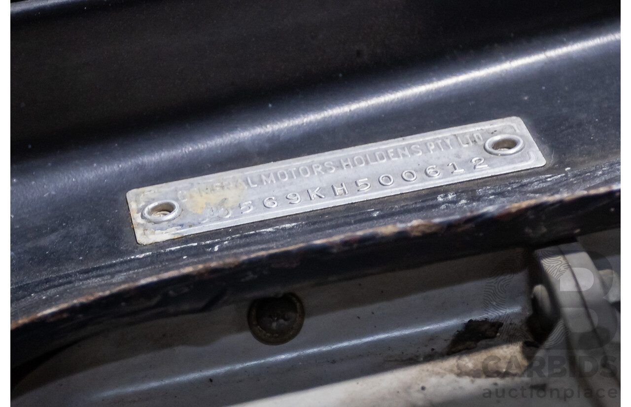 01/1968 Holden HK Premier 4d Sedan Grecian White 186S 3.0L - Matching Numbers Survivor Car