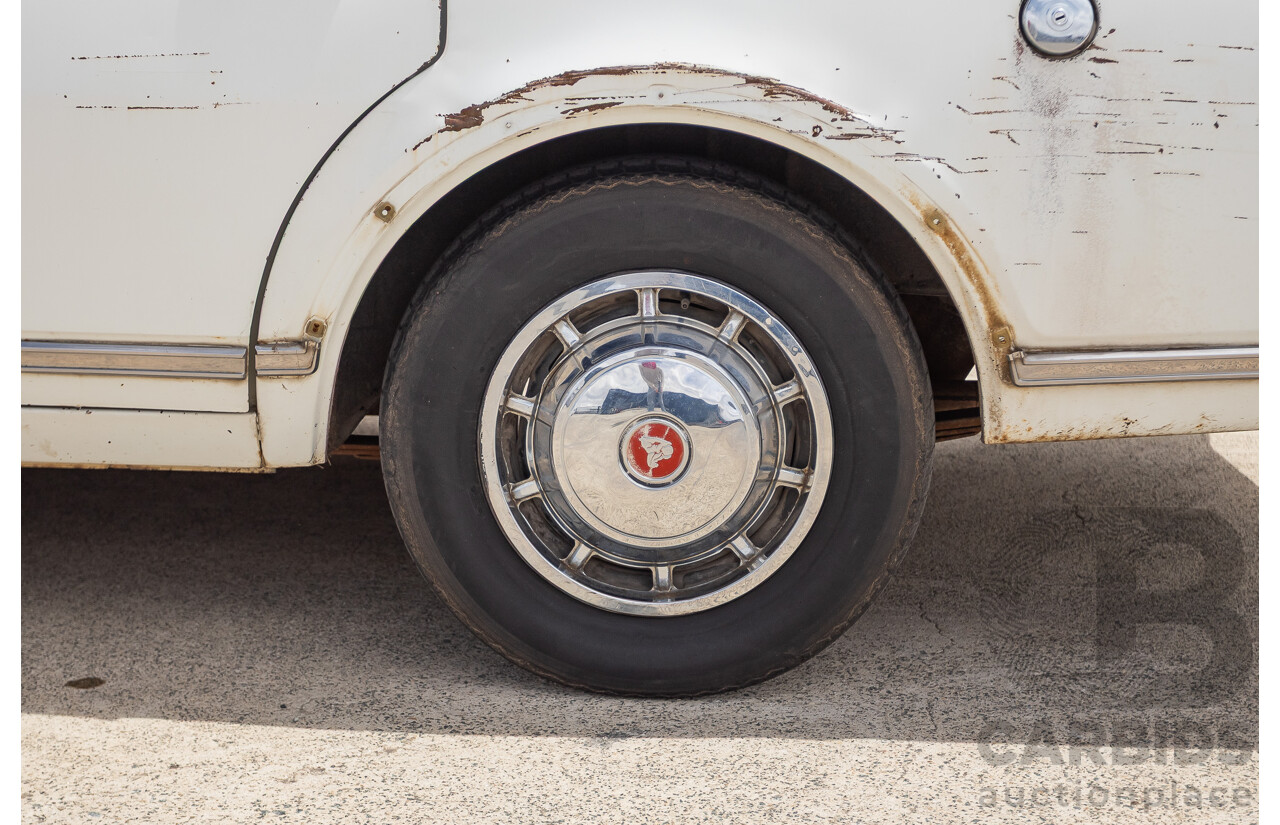 01/1968 Holden HK Premier 4d Sedan Grecian White 186S 3.0L - Matching Numbers Survivor Car