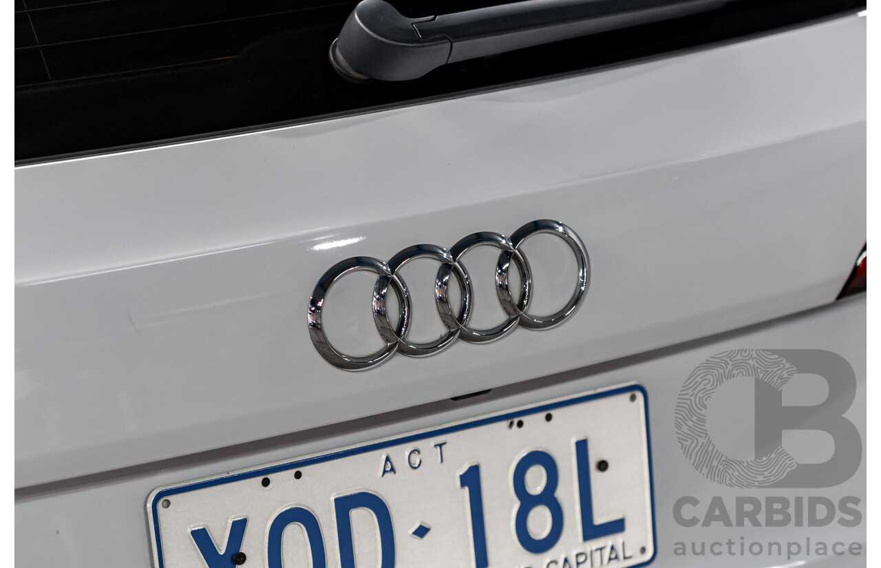 4/2017 Audi A4 2.0 TFSI Quattro Sport (AWD) F4 MY17 (B9) 4d Wagon Glacier White Pearl Turbo 2.0L