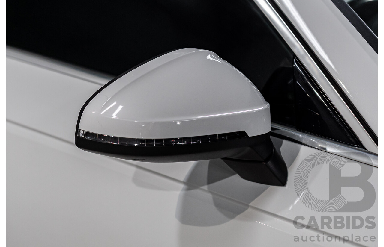 4/2017 Audi A4 2.0 TFSI Quattro Sport (AWD) F4 MY17 (B9) 4d Wagon Glacier White Pearl Turbo 2.0L