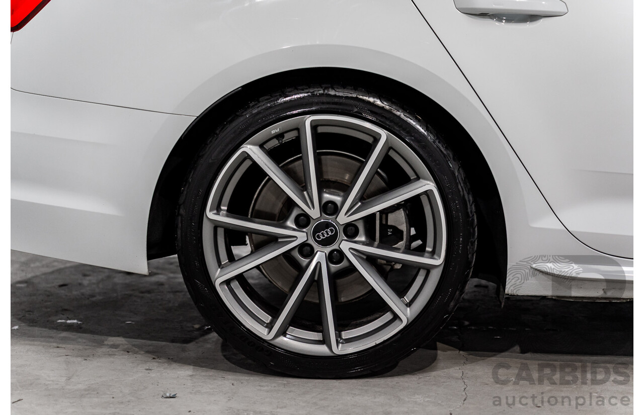 4/2017 Audi A4 2.0 TFSI Quattro Sport (AWD) F4 MY17 (B9) 4d Wagon Glacier White Pearl Turbo 2.0L