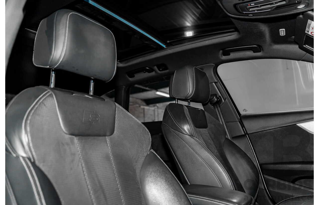 4/2017 Audi A4 2.0 TFSI Quattro Sport (AWD) F4 MY17 (B9) 4d Wagon Glacier White Pearl Turbo 2.0L