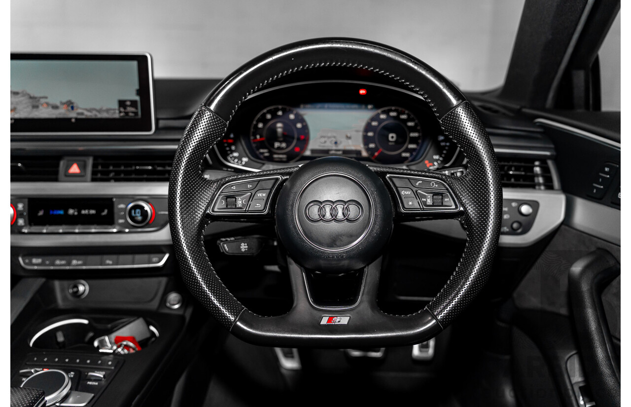 4/2017 Audi A4 2.0 TFSI Quattro Sport (AWD) F4 MY17 (B9) 4d Wagon Glacier White Pearl Turbo 2.0L