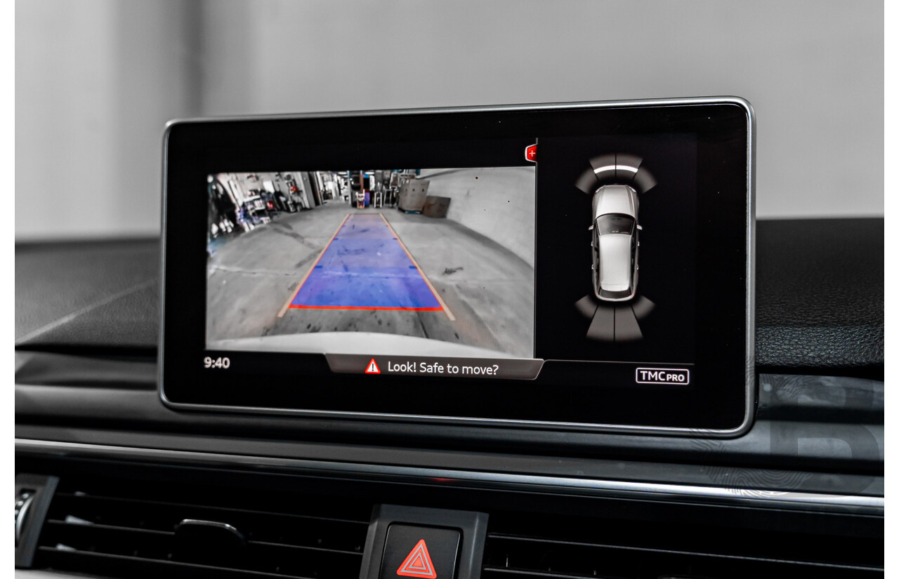 4/2017 Audi A4 2.0 TFSI Quattro Sport (AWD) F4 MY17 (B9) 4d Wagon Glacier White Pearl Turbo 2.0L