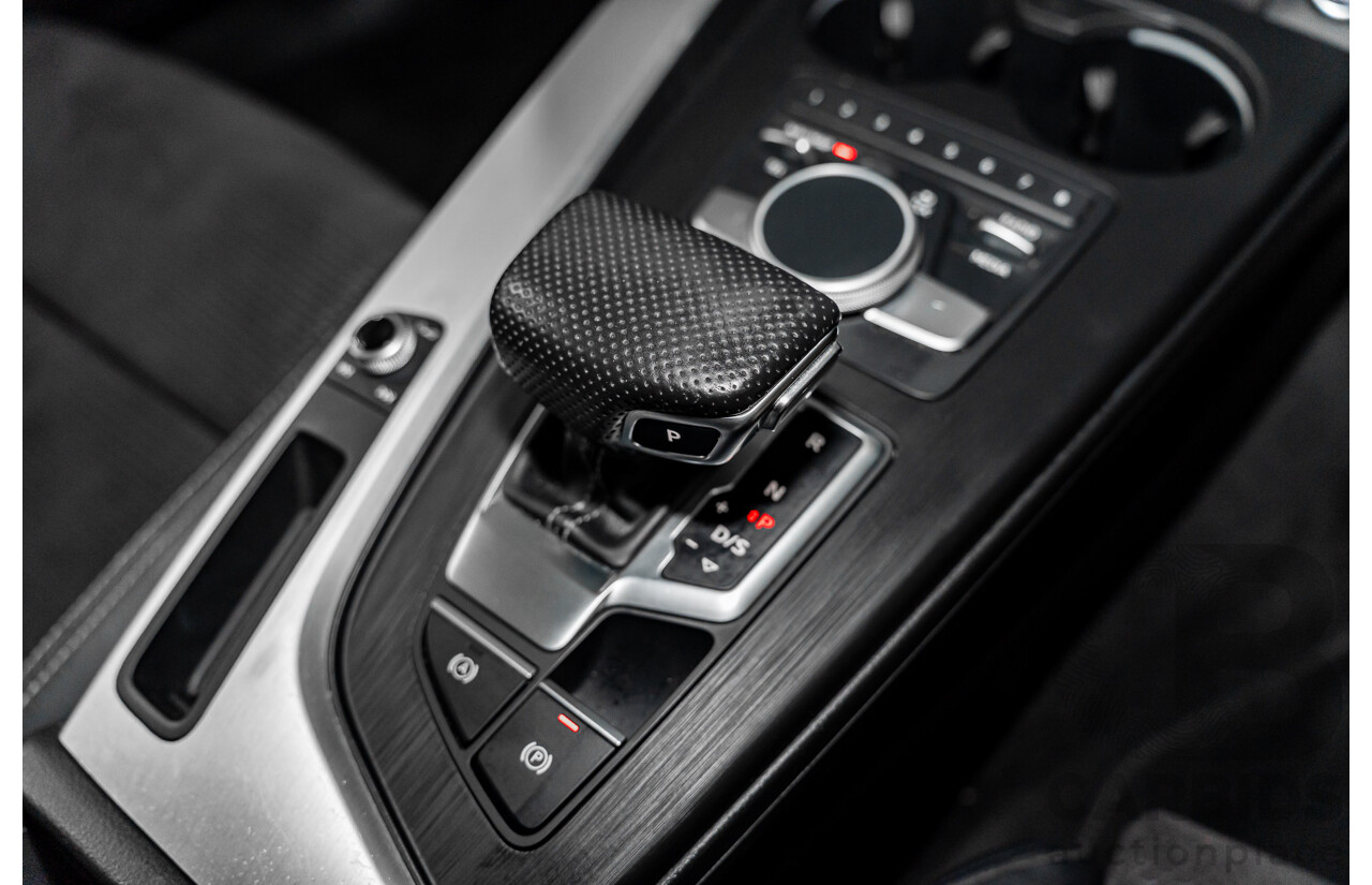 4/2017 Audi A4 2.0 TFSI Quattro Sport (AWD) F4 MY17 (B9) 4d Wagon Glacier White Pearl Turbo 2.0L