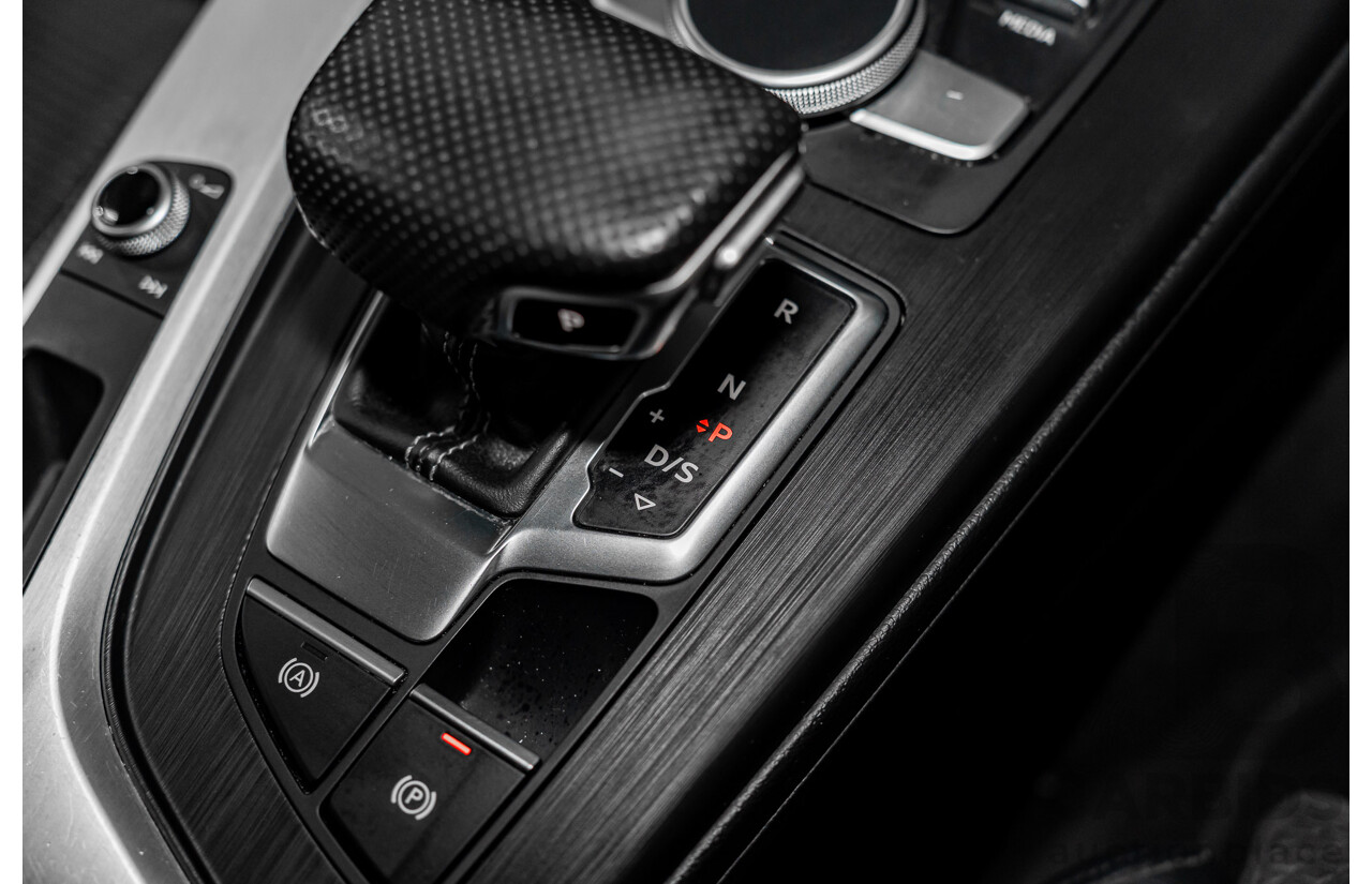 4/2017 Audi A4 2.0 TFSI Quattro Sport (AWD) F4 MY17 (B9) 4d Wagon Glacier White Pearl Turbo 2.0L