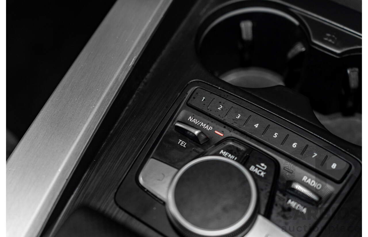 4/2017 Audi A4 2.0 TFSI Quattro Sport (AWD) F4 MY17 (B9) 4d Wagon Glacier White Pearl Turbo 2.0L