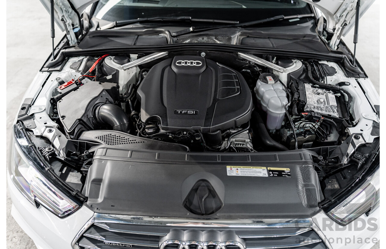 4/2017 Audi A4 2.0 TFSI Quattro Sport (AWD) F4 MY17 (B9) 4d Wagon Glacier White Pearl Turbo 2.0L