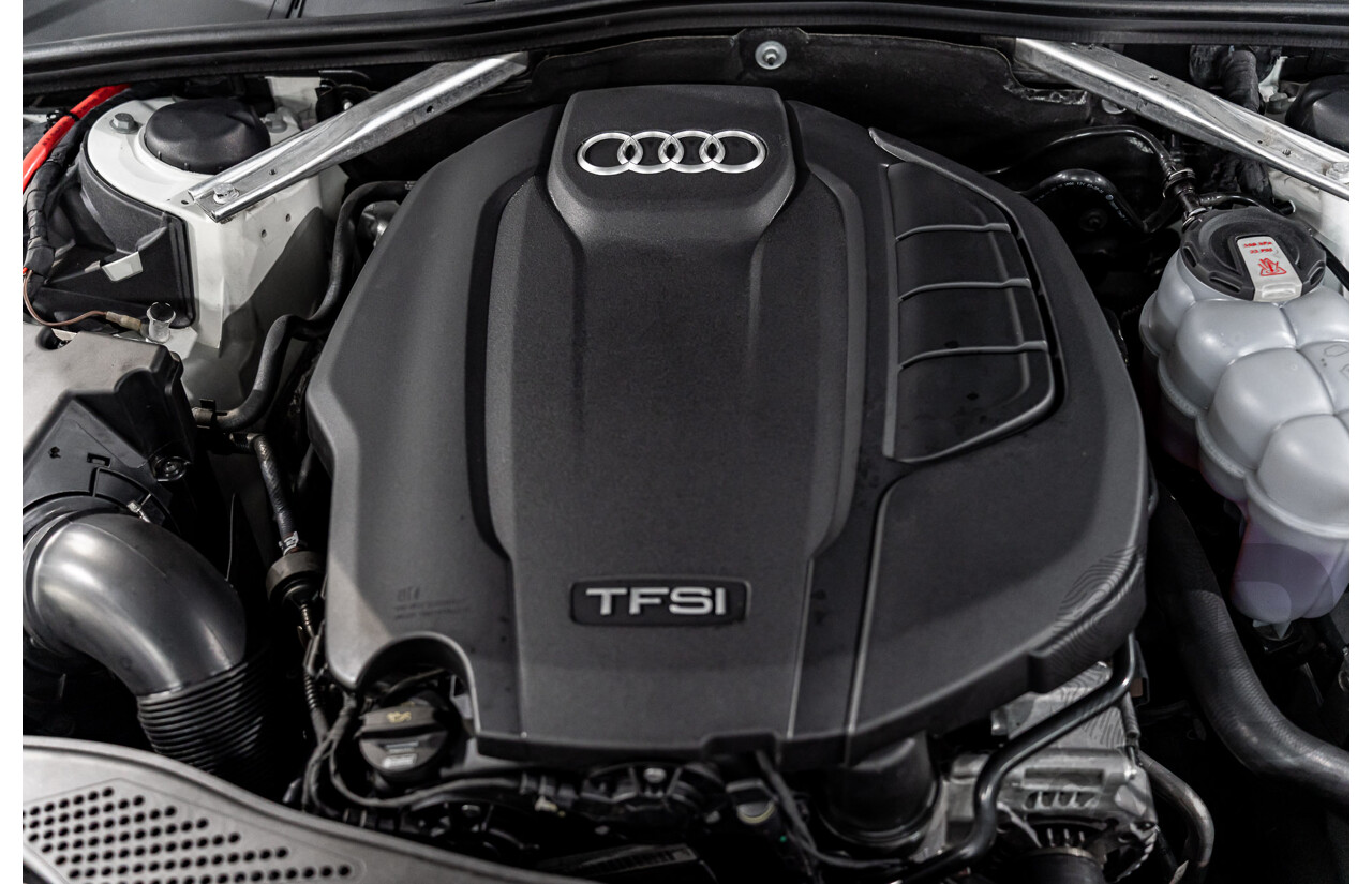 4/2017 Audi A4 2.0 TFSI Quattro Sport (AWD) F4 MY17 (B9) 4d Wagon Glacier White Pearl Turbo 2.0L