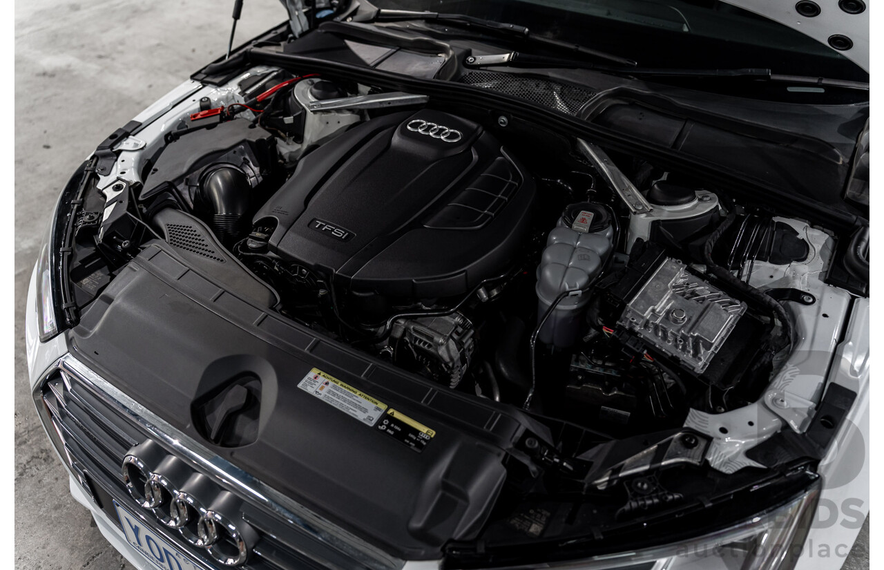 4/2017 Audi A4 2.0 TFSI Quattro Sport (AWD) F4 MY17 (B9) 4d Wagon Glacier White Pearl Turbo 2.0L