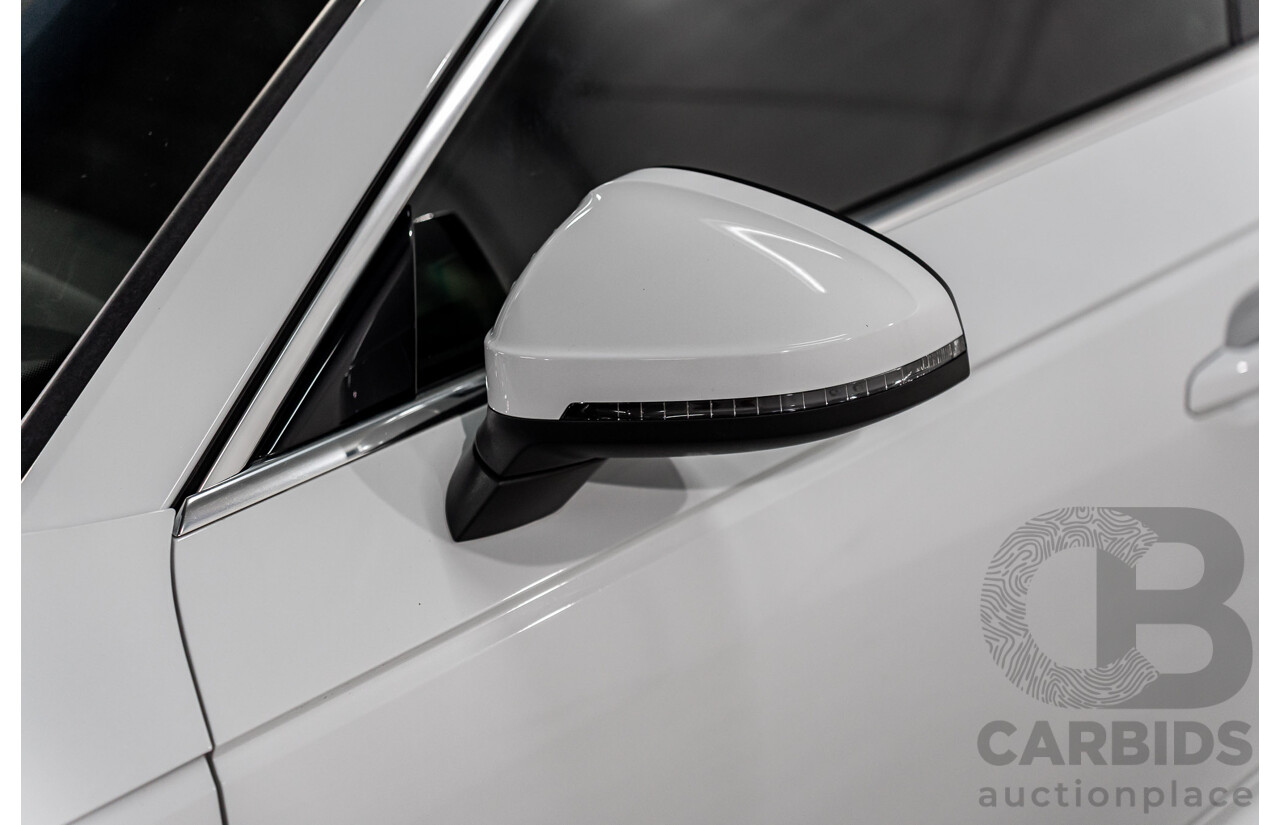 4/2017 Audi A4 2.0 TFSI Quattro Sport (AWD) F4 MY17 (B9) 4d Wagon Glacier White Pearl Turbo 2.0L