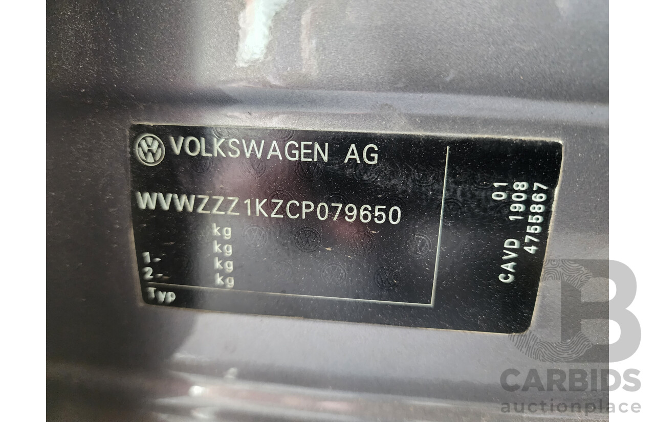 1/2012 Volkswagen Golf 118 TSI Comfortline 1K MY12 5d Hatchback Grey 1.4L