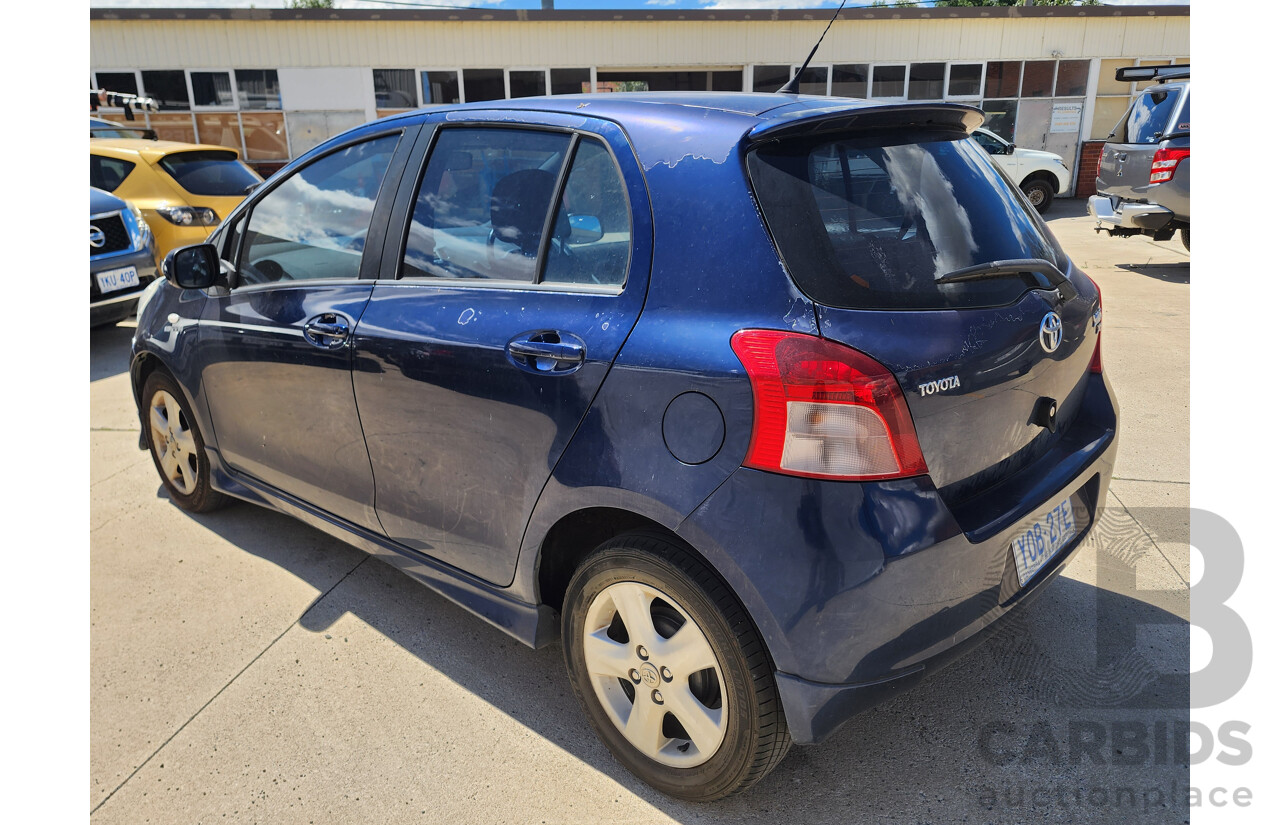 8/2006 Toyota Yaris YRX NCP91R 5d Hatchback Blue 1.5L