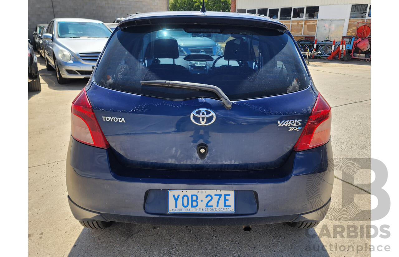 8/2006 Toyota Yaris YRX NCP91R 5d Hatchback Blue 1.5L