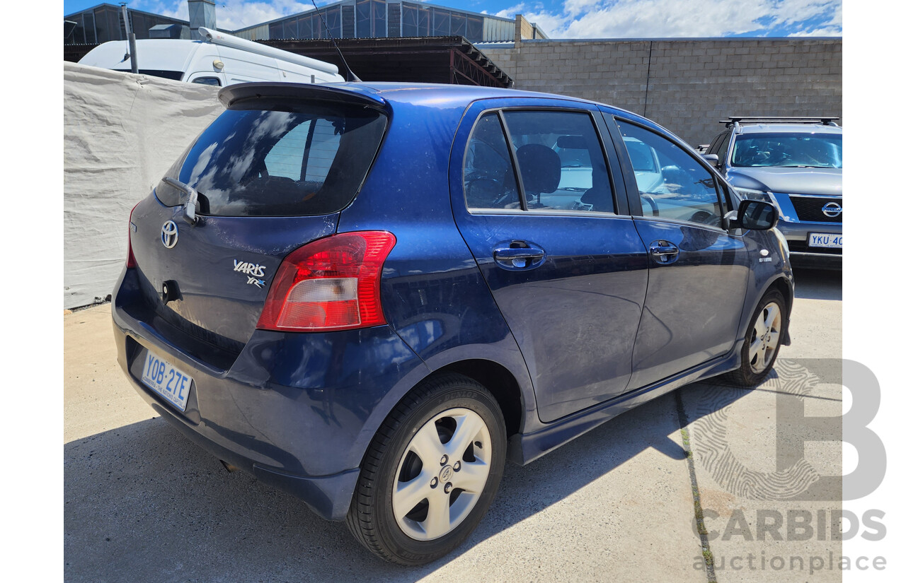 8/2006 Toyota Yaris YRX NCP91R 5d Hatchback Blue 1.5L
