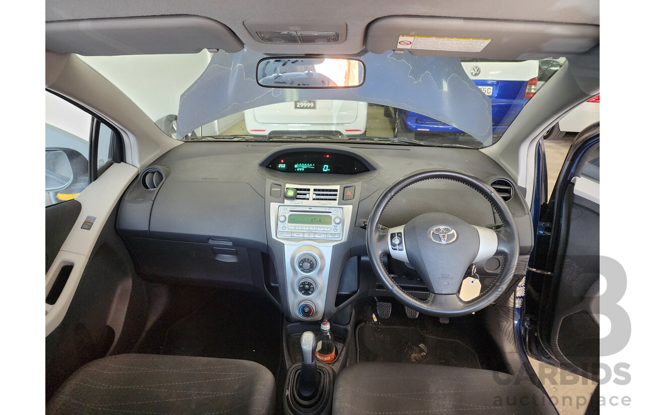 8/2006 Toyota Yaris YRX NCP91R 5d Hatchback Blue 1.5L