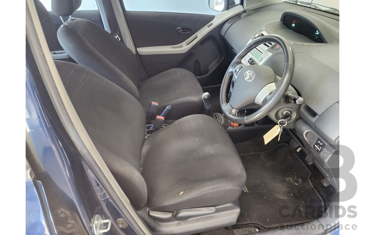 8/2006 Toyota Yaris YRX NCP91R 5d Hatchback Blue 1.5L