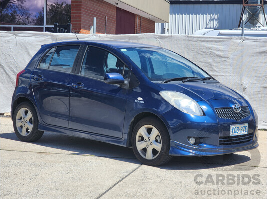 8/2006 Toyota Yaris YRX NCP91R 5d Hatchback Blue 1.5L