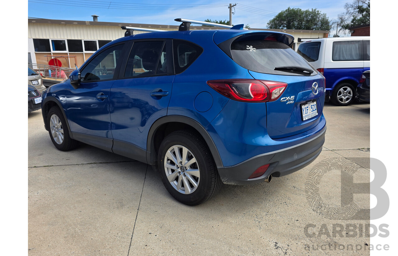 4/2012 Mazda Cx-5 MAXX Sport (4x4)  4d Wagon Blue 2.2L