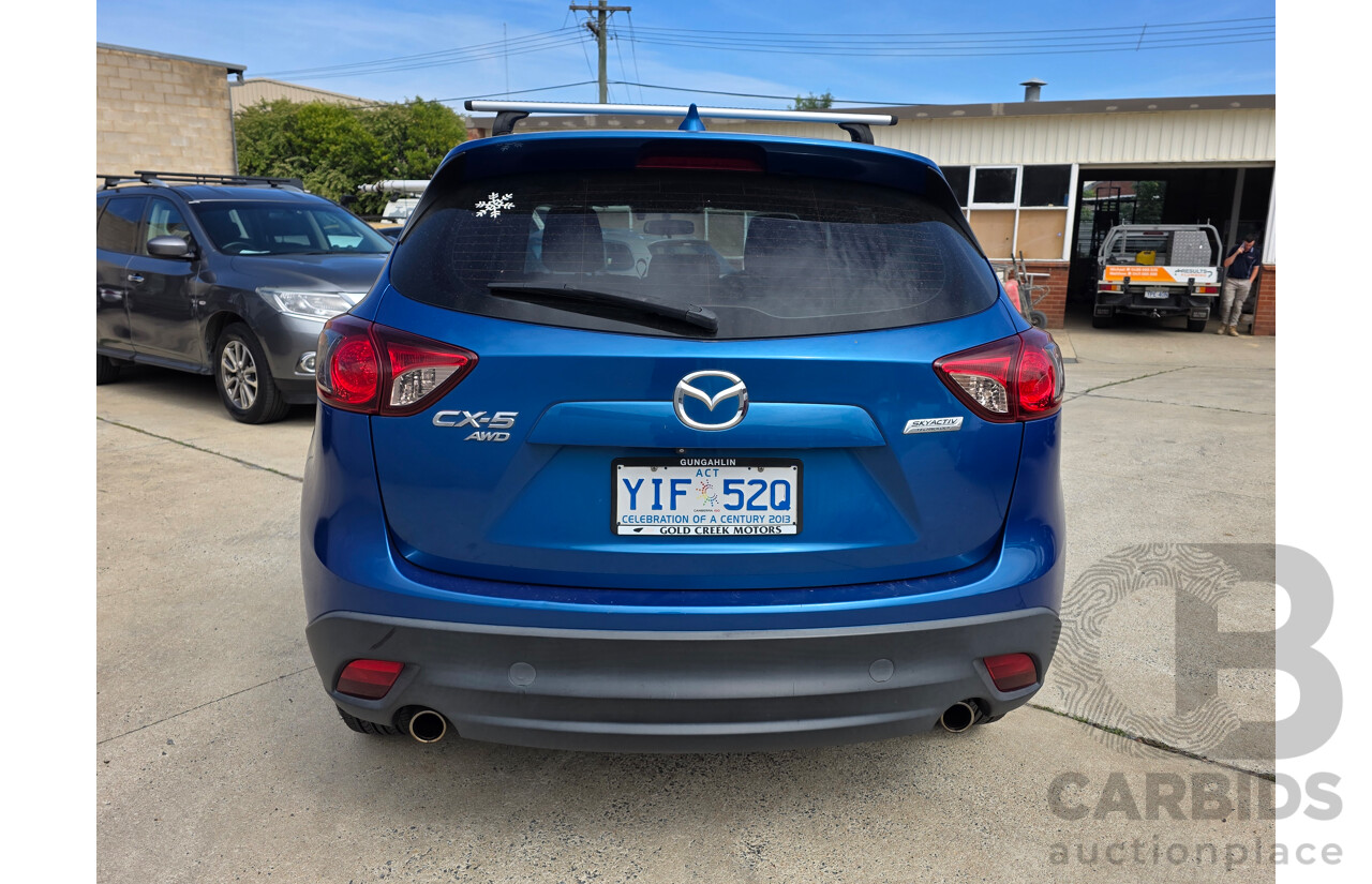 4/2012 Mazda Cx-5 MAXX Sport (4x4)  4d Wagon Blue 2.2L