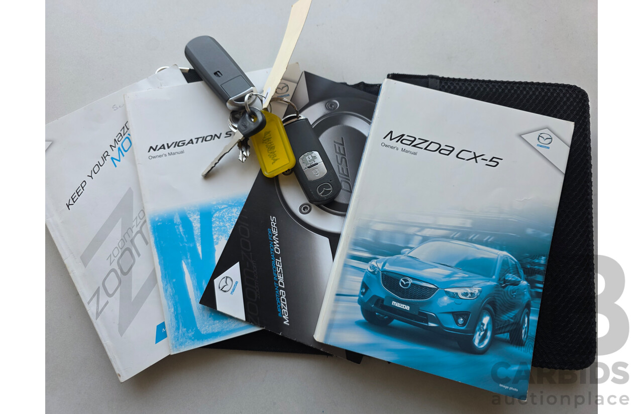 4/2012 Mazda Cx-5 MAXX Sport (4x4)  4d Wagon Blue 2.2L