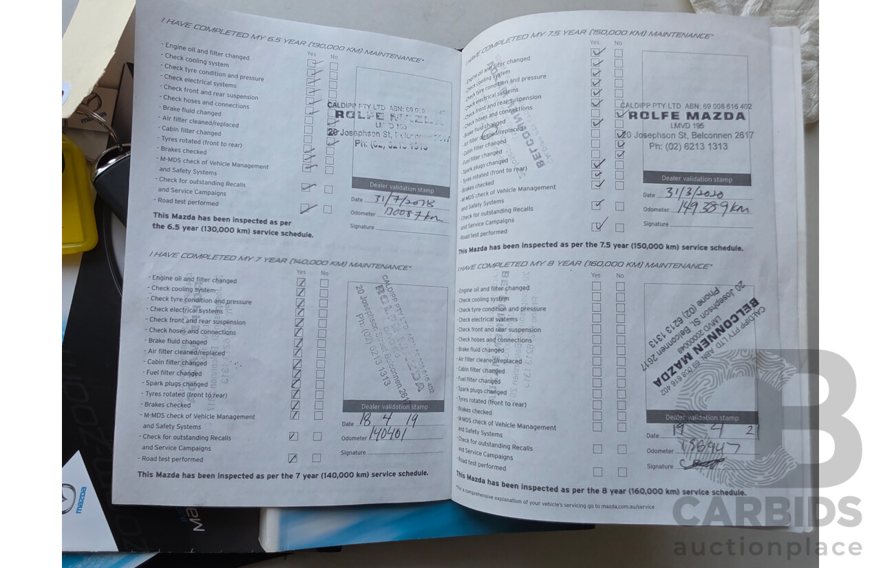 4/2012 Mazda Cx-5 MAXX Sport (4x4)  4d Wagon Blue 2.2L