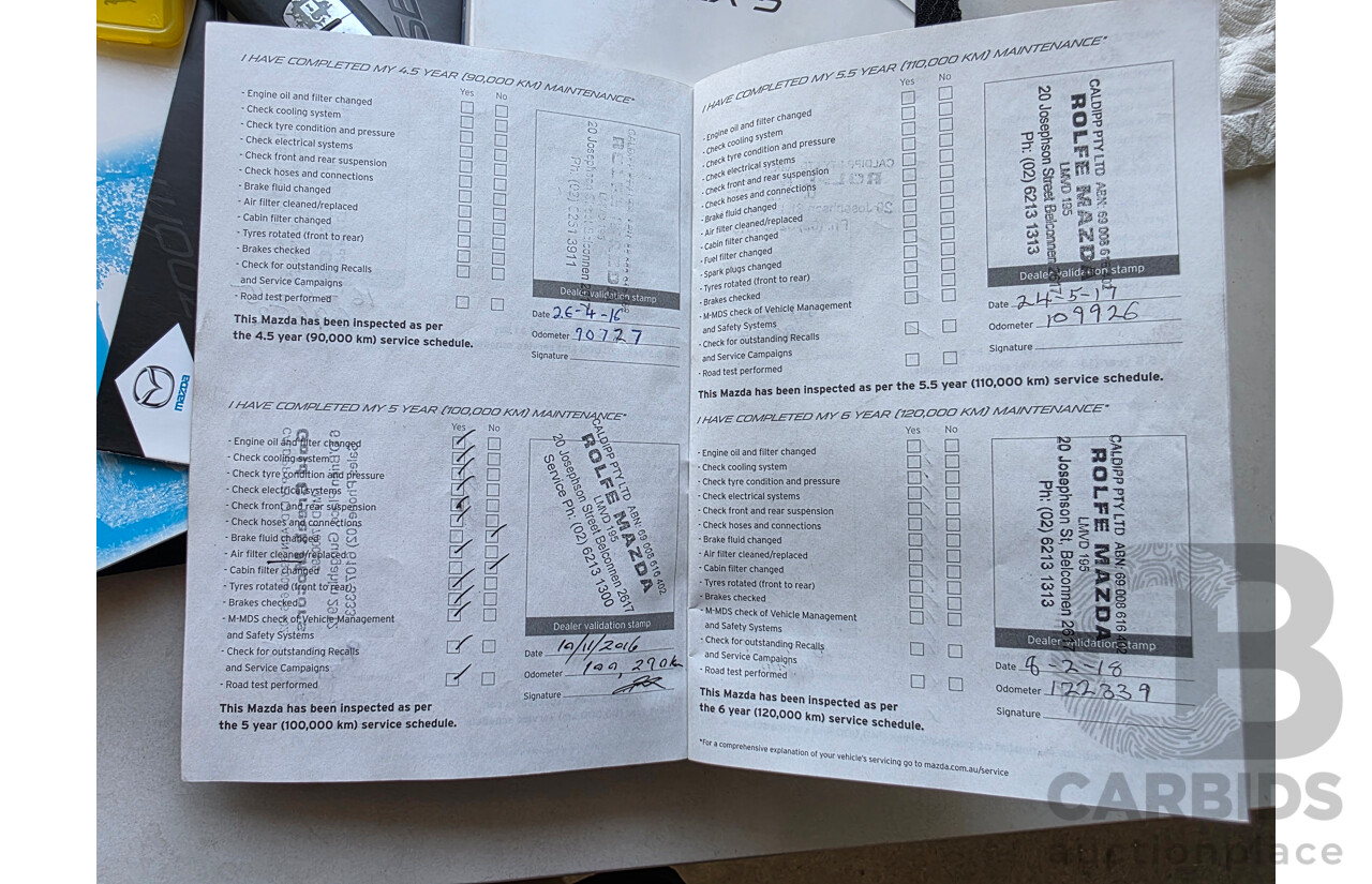 4/2012 Mazda Cx-5 MAXX Sport (4x4)  4d Wagon Blue 2.2L