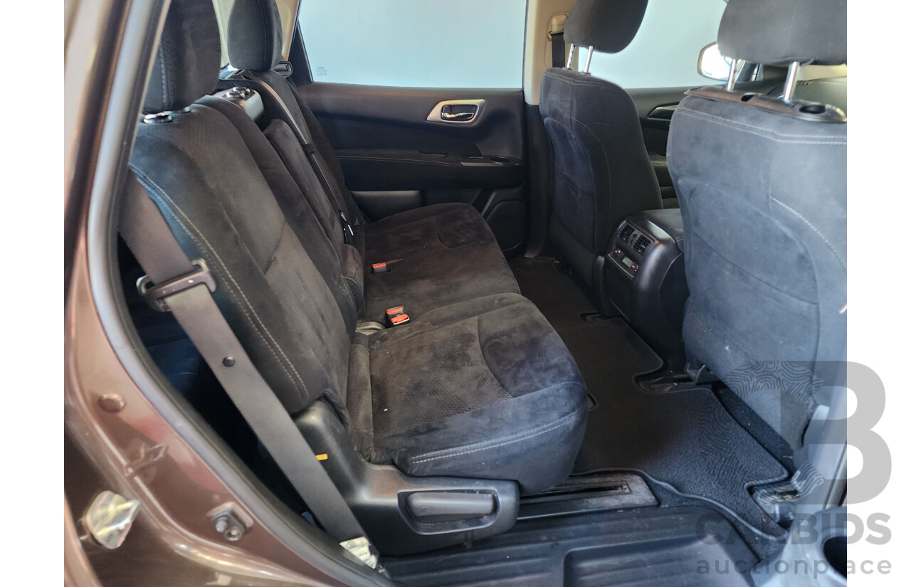 11/2015 Nissan Pathfinder ST (4x2) R52 MY15 4d Wagon Brown 3.5L