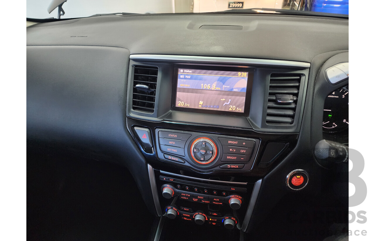 11/2015 Nissan Pathfinder ST (4x2) R52 MY15 4d Wagon Brown 3.5L