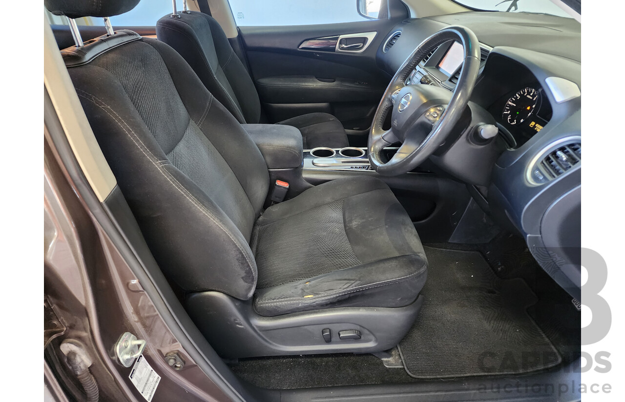 11/2015 Nissan Pathfinder ST (4x2) R52 MY15 4d Wagon Brown 3.5L