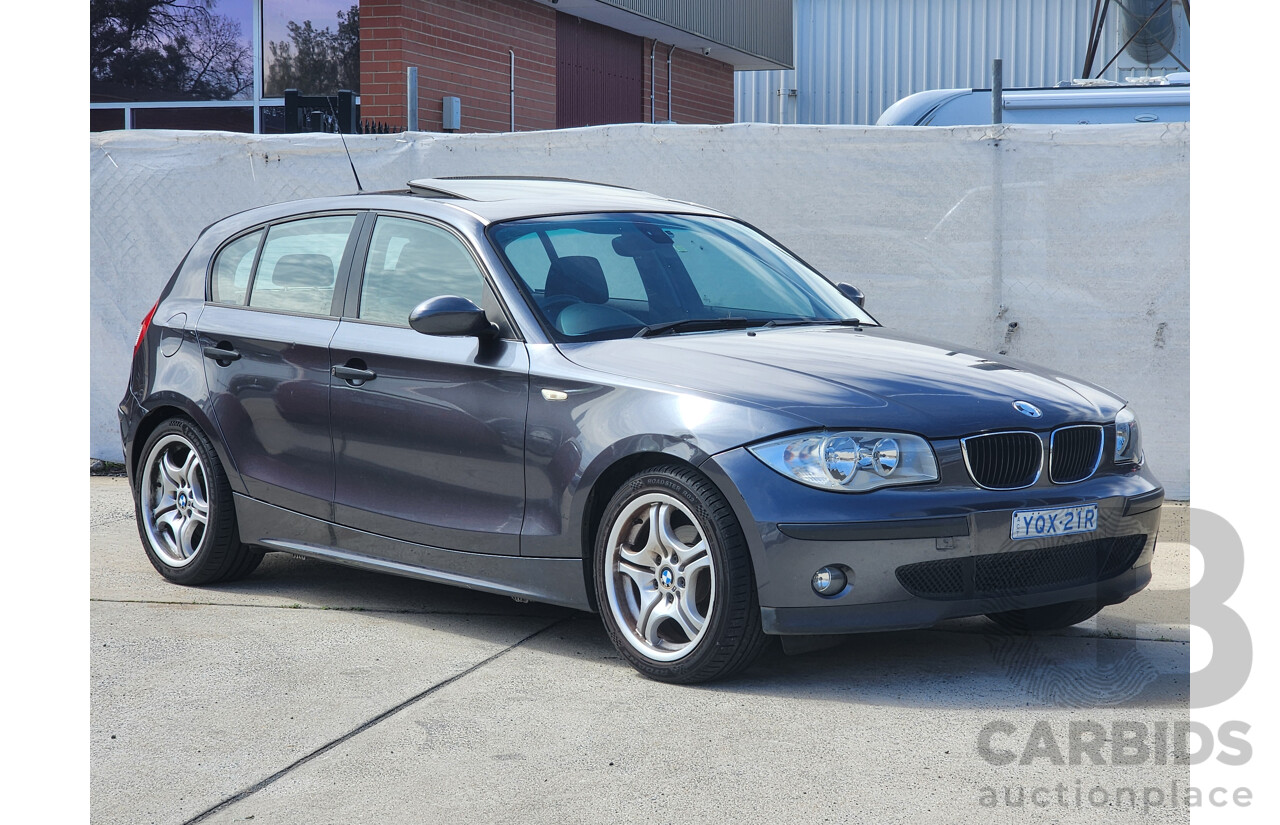 4/2005 Bmw 1 18i E87 5d Hatchback Grey 2.0L