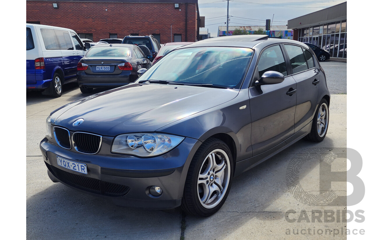 4/2005 Bmw 1 18i E87 5d Hatchback Grey 2.0L