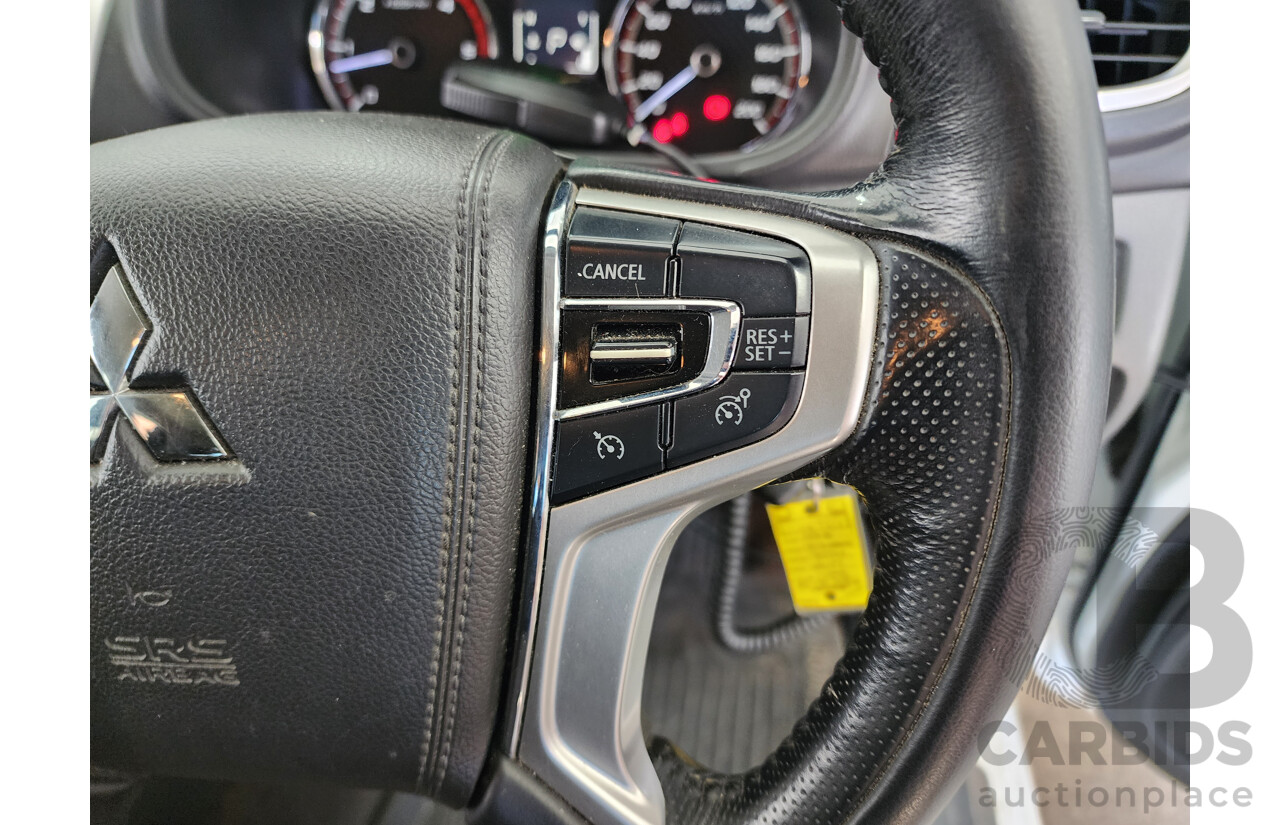 1/2018 Mitsubishi Triton GLS (4x4) MQ MY18 Dual Cab Utility White 2.4L