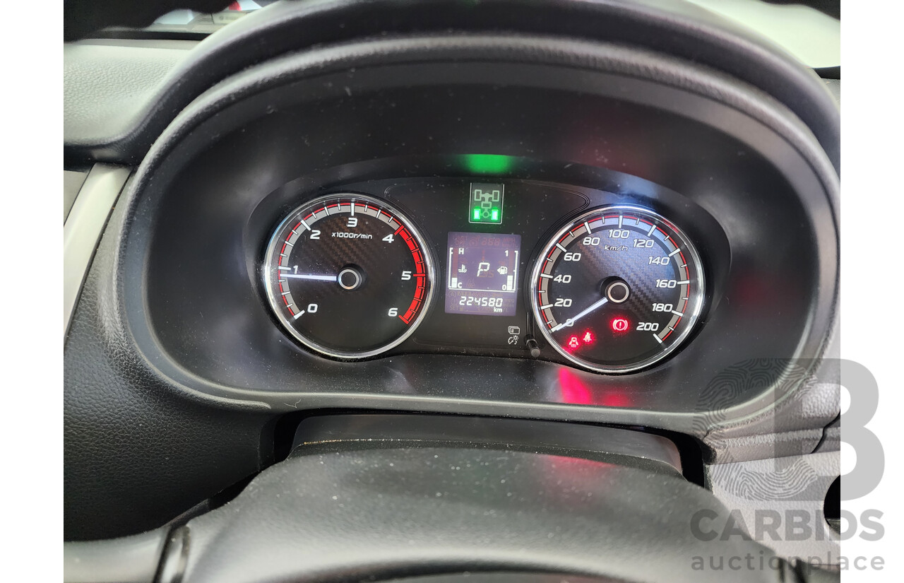 1/2018 Mitsubishi Triton GLS (4x4) MQ MY18 Dual Cab Utility White 2.4L