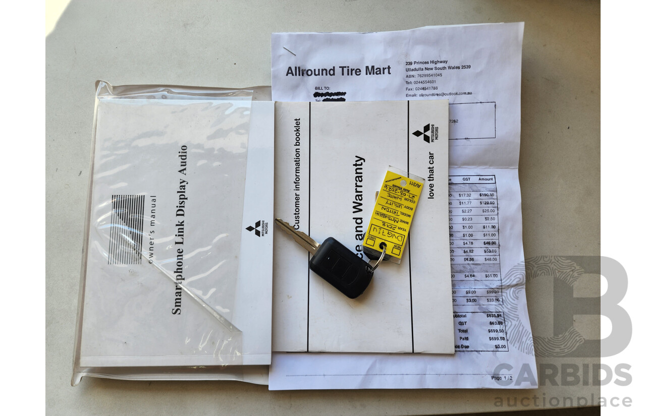 1/2018 Mitsubishi Triton GLS (4x4) MQ MY18 Dual Cab Utility White 2.4L