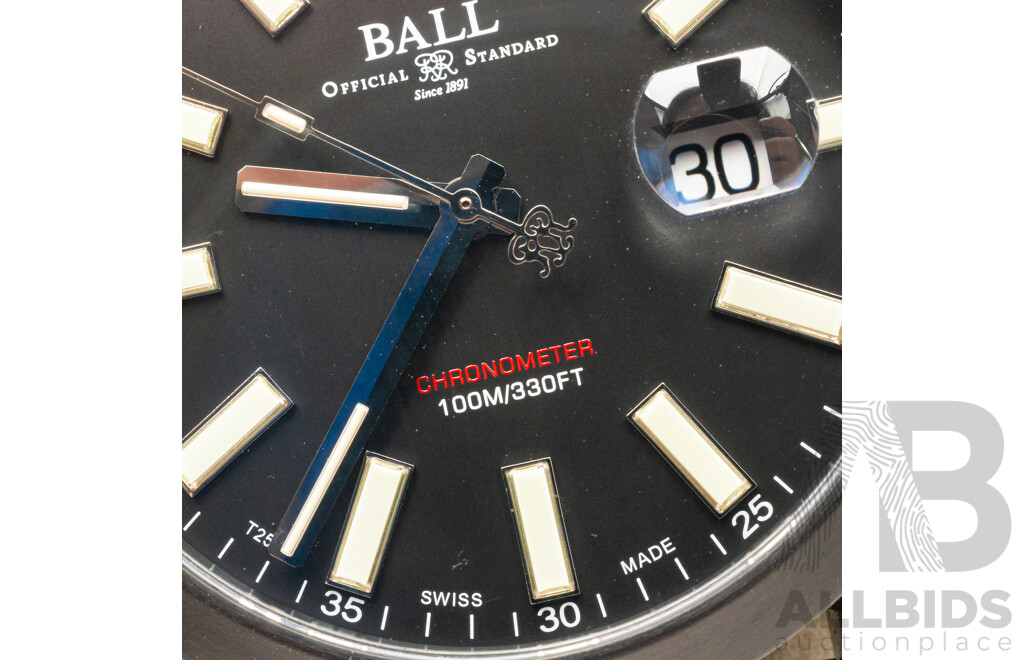 Ball Engineer Green Beret Automatic Watch – 43mm, Sapphire Crystal, Micro Gas Tubes