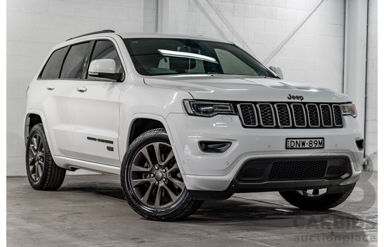 05/2017 Jeep Grand Cherokee 75th Anniversary (4x4) WK MY16 4d Wagon Bright White V6 3.6L