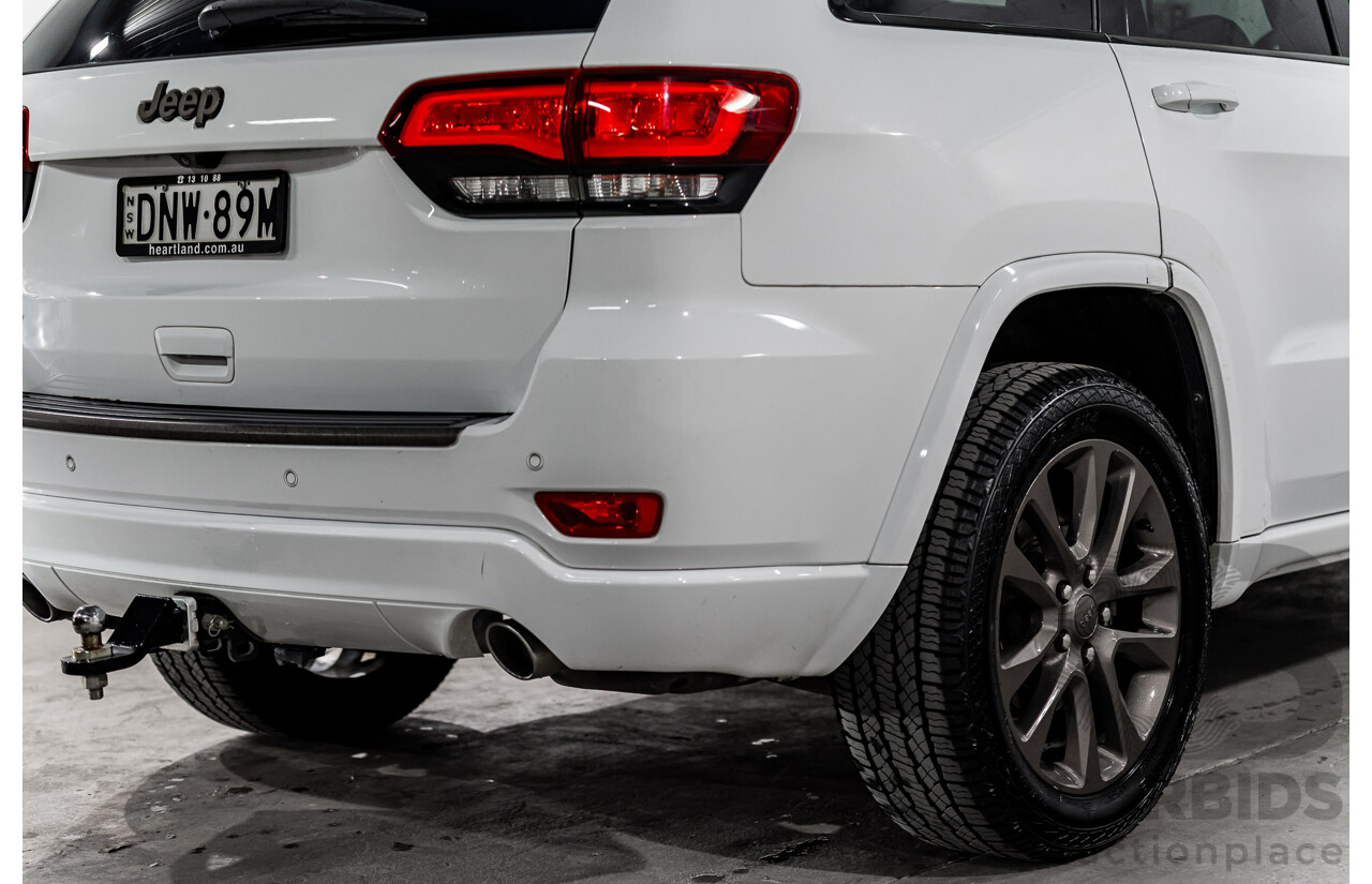 05/2017 Jeep Grand Cherokee 75th Anniversary (4x4) WK MY16 4d Wagon Bright White V6 3.6L